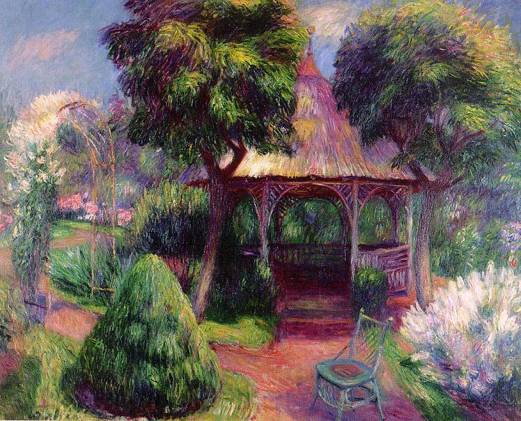 William Glackens Garden at Hartford France oil painting art